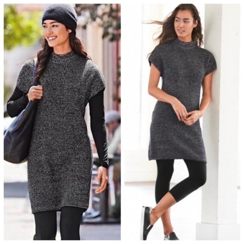 NWT Athleta 100% Wool Pinewood Sweater Dress